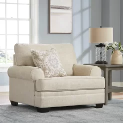 Benchcraft® Rilynn Linen Oversized Accent Chair -Furniture comprehensive store 1b190a8b 38ab 46b5 870e a89d7bd72a57