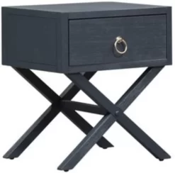 Liberty East End Denim Accent Table