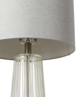 Surya Blawnox Brushed Steel/Gray Lamp -Furniture comprehensive store 1cec488b faae 4a45 ac1f 54016796bb33