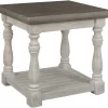 Signature Design By Ashley® Havalance Gray/White End Table
