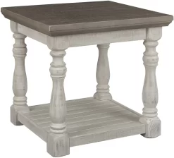 Signature Design By Ashley® Havalance Gray/White End Table