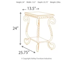 Signature Design By Ashley® Rafferty Dark Brown Chair Side End Table 5 Signature Design By Ashley® Rafferty Dark Brown Chair Side End Table -Furniture comprehensive store 1e0333b4 044a 47c1 b029 fd8959da39f7