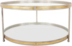 Zeugma Champagne/Gold Leaf Coffee Table