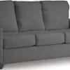 Signature Design By Ashley® Rannis Pewter Queen Sofa Sleeper