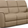 Flexsteel® Henry Beige Power Reclining Sofa With Power Headrests And Lumbar