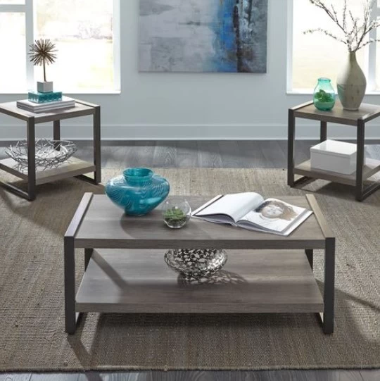 Liberty Tanners Creek 3-Piece Greystone Living Room Table Set 6 Liberty Tanners Creek 3-Piece Greystone Living Room Table Set - Image 6