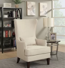 Elements International Kori Heirloom Natural Accent Chair