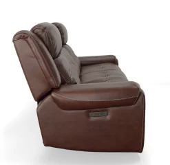 Man Wah Walnut Leather Power Reclining Sofa -Furniture comprehensive store 21d350f8 3e2c 43a5 9138 104e472de69d