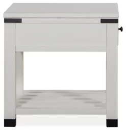 Magnussen Home® Harper Springs Silo White Shelf End Table -Furniture comprehensive store 223713fa 5f2d 4e9f 9afd 602e65e1936e