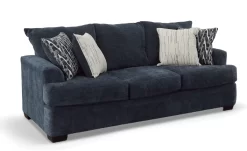 Peak Living By American Furniture Manufacturing Aden Blue Sofa