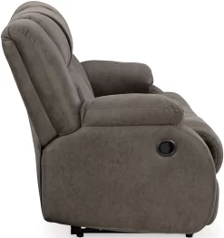 Signature Design By Ashley® First Base Gunmetal Reclining Sofa -Furniture comprehensive store 22853f4f 6ebc 48ce b6c4 d34c95925ecb