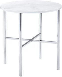 Elements International Cyrus 3-Piece Chrome Occasional Table Set -Furniture comprehensive store 22904d8c fe23 4144 a002 54f8312bbe7f