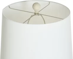 Stylecraft Resin White Table Lamp -Furniture comprehensive store 230429ea 5547 47b5 8812 99b1a29e724c