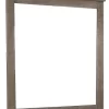 Samuel Lawrence Furniture Ruff Hewn Gray Brown Bedroom Mirror