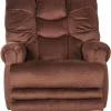 Catnapper® Malone Merlot Power Lay Flat Recliner With Extended Ottoman
