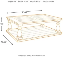 Signature Design By Ashley® Mallacar Black Coffee Table -Furniture comprehensive store 2677ae7c df0b 4730 880a 7f4c78b4f68f