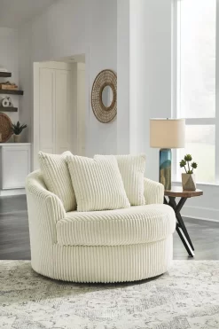 Signature Design By Ashley® Lindyn Ivory Oversized Swivel Accent Chair 10 Signature Design By Ashley® Lindyn Ivory Oversized Swivel Accent Chair -Furniture comprehensive store 26d24231 160a 4ba3 b853 c207d4a427f9