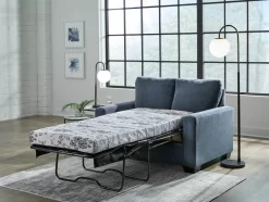 Signature Design By Ashley® Rannis Snow Twin Sofa Sleeper -Furniture comprehensive store 27d31415 2aa8 4342 b311 dfc0705e0e9e