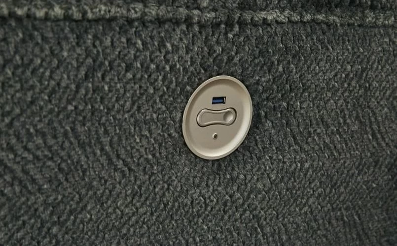 Signature Design By Ashley® Nettington 3-Piece Smoke Left-Arm Facing Power Reclining Sectional With Console 4 Signature Design By Ashley® Nettington 3-Piece Smoke Left-Arm Facing Power Reclining Sectional With Console - Image 4