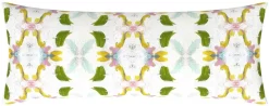 Laura Park Designs Dogwood Green/White 14" X 36" Pillow