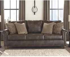 Signature Design By Ashley® Nicorvo Coffee Queen Sofa Sleeper -Furniture comprehensive store 294c37fa bc00 476a b1c4 15e6a8795491