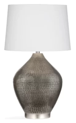 Bassett Mirror Lyndler Antique Nickel Table Lamp