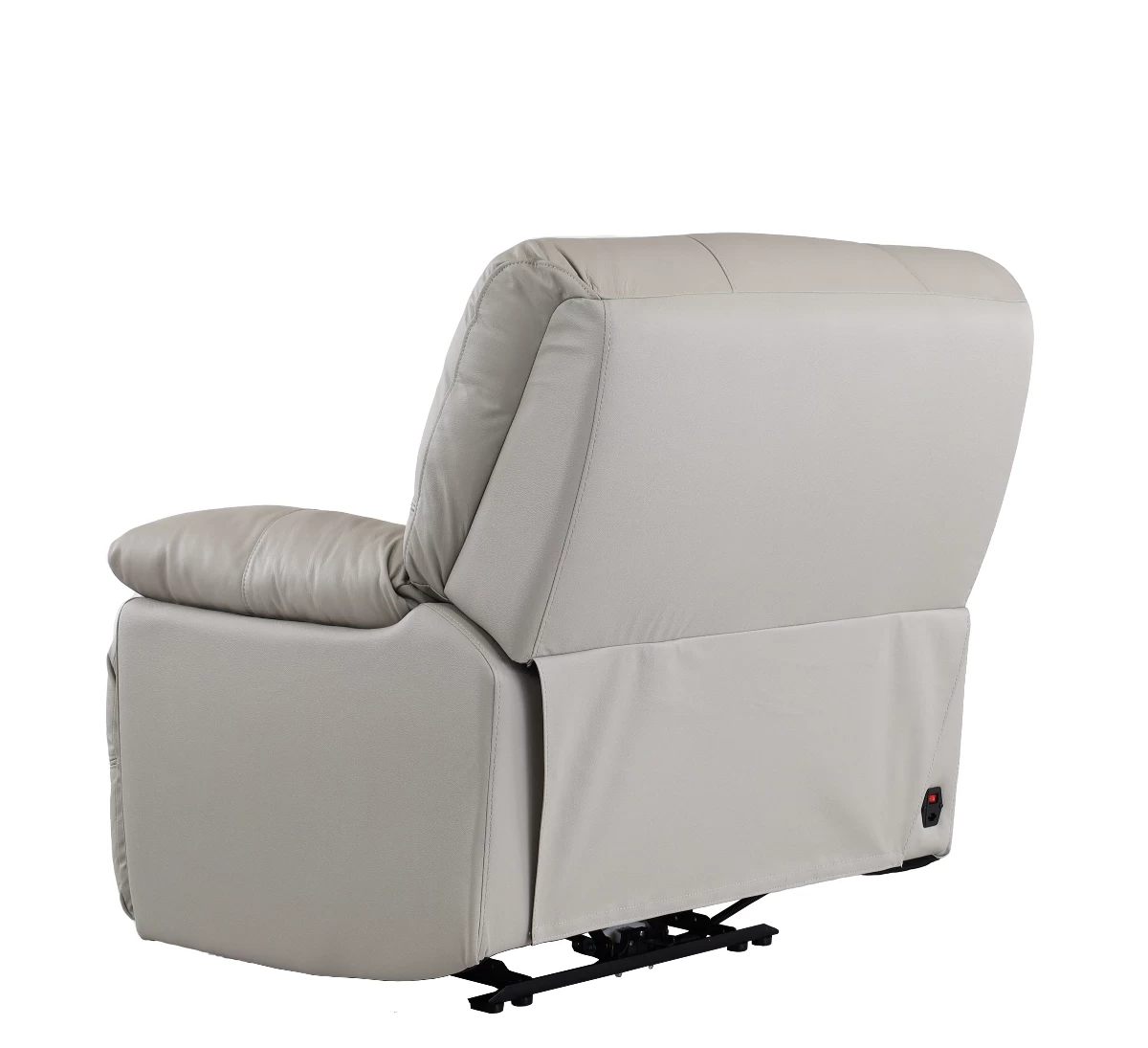 Man Wah Light Grey Leather Power Zero Gravity Recliner 7 Man Wah Light Grey Leather Power Zero Gravity Recliner - Image 7