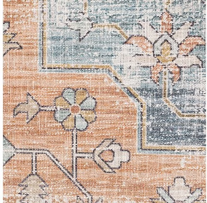 Oriental Weavers™ Meyers Park Orange/Blue/Green 9'x12' Rug 2 Oriental Weavers™ Meyers Park Orange/Blue/Green 9'x12' Rug - Image 2