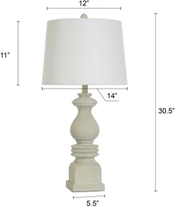 Stylecraft Resin White Table Lamp 14 Stylecraft Resin White Table Lamp -Furniture comprehensive store 2d8b7383 ccc6 4e8b a997 39b1c42963bb