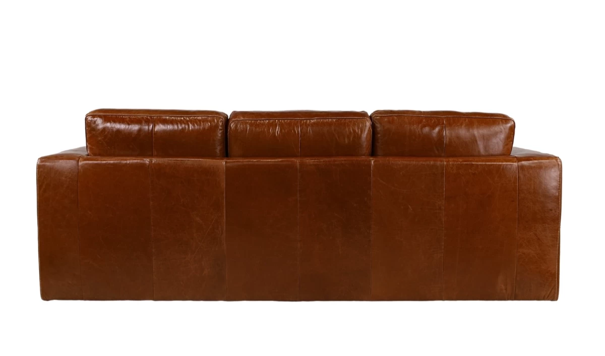 USA Premium Leather Furniture All Leather Sunset Sofa 6 USA Premium Leather Furniture All Leather Sunset Sofa - Image 6