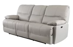 Man Wah Light Grey Leather Power Zero Gravity Reclining Sofa -Furniture comprehensive store 2dfde7c4 4e5c 4e1d a078 914ddcfe0aaa