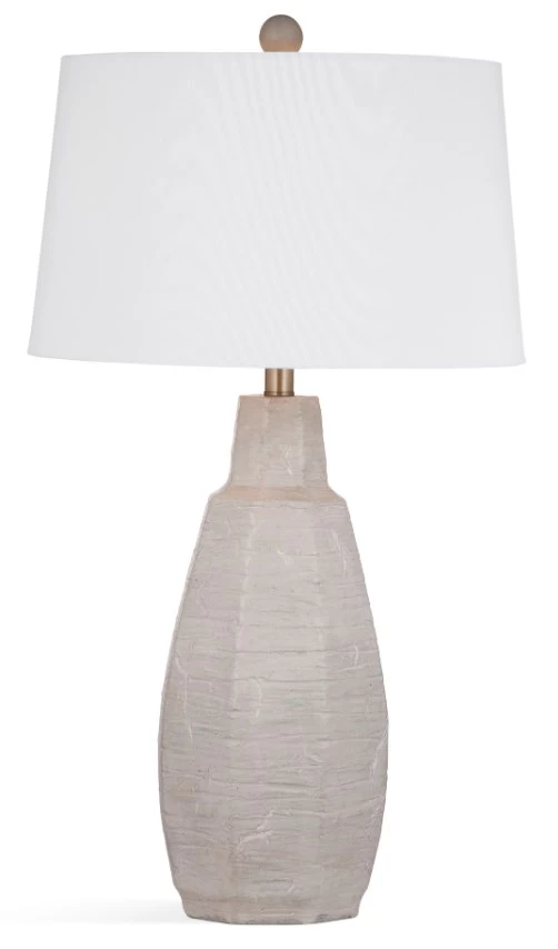Bassett Mirror Plata Cement White Wash Table Lamp 1 Bassett Mirror Plata Cement White Wash Table Lamp