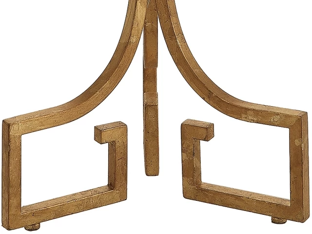 Crestview Collection Lux Hand Finished Gold Leaf Table Lamp 2 Crestview Collection Lux Hand Finished Gold Leaf Table Lamp - Image 2