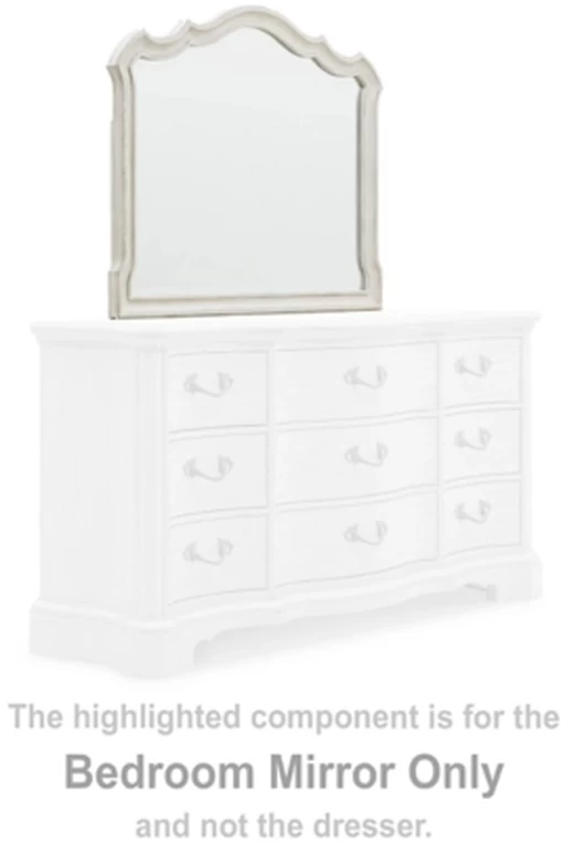 Millennium® By Ashley® Arlendyne Antique White Bedroom Mirror 3 Millennium® By Ashley® Arlendyne Antique White Bedroom Mirror - Image 3