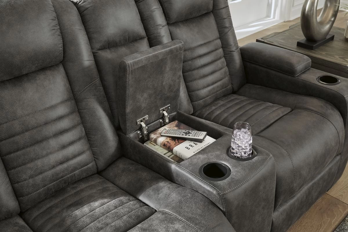 Signature Design By Ashley® Soundcheck Storm Power Reclining Loveseat 6 Signature Design By Ashley® Soundcheck Storm Power Reclining Loveseat - Image 6