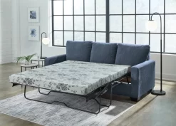 Signature Design By Ashley® Rannis Navy Queen Sofa Sleeper -Furniture comprehensive store 2fc1184c 4f15 4bde 9b1b d9758386da79 1