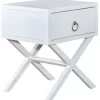Liberty East End White White Accent Table