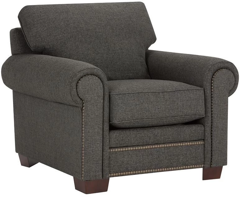 Kevin Charles Fine Upholstery® Foster Sugarshack Dark Brown Chair 1 Kevin Charles Fine Upholstery® Foster Sugarshack Dark Brown Chair