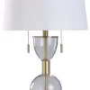 Stylecraft Figurine Brass Table Lamp
