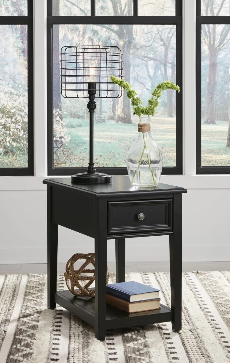 Signature Design By Ashley® Beckincreek Black End Table 4 Signature Design By Ashley® Beckincreek Black End Table - Image 4