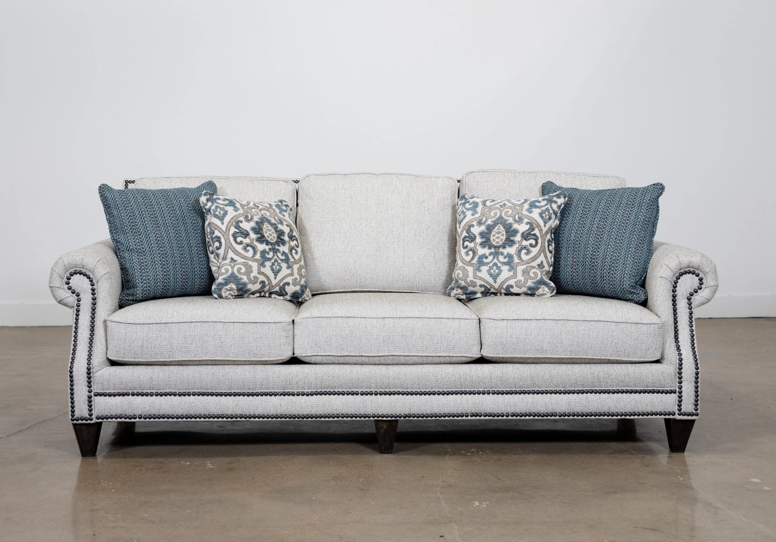 Mayo 4300 Zenith Fog Sofa 2 Mayo 4300 Zenith Fog Sofa - Image 2