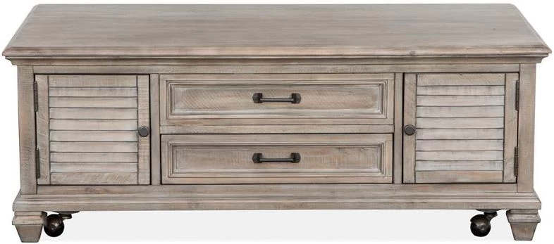 Magnussen Home® Lancaster Dovetail Grey Lift Top Storage Cocktail Table 2 Magnussen Home® Lancaster Dovetail Grey Lift Top Storage Cocktail Table - Image 2