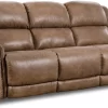 Homestretch Oak Double Reclining Sofa