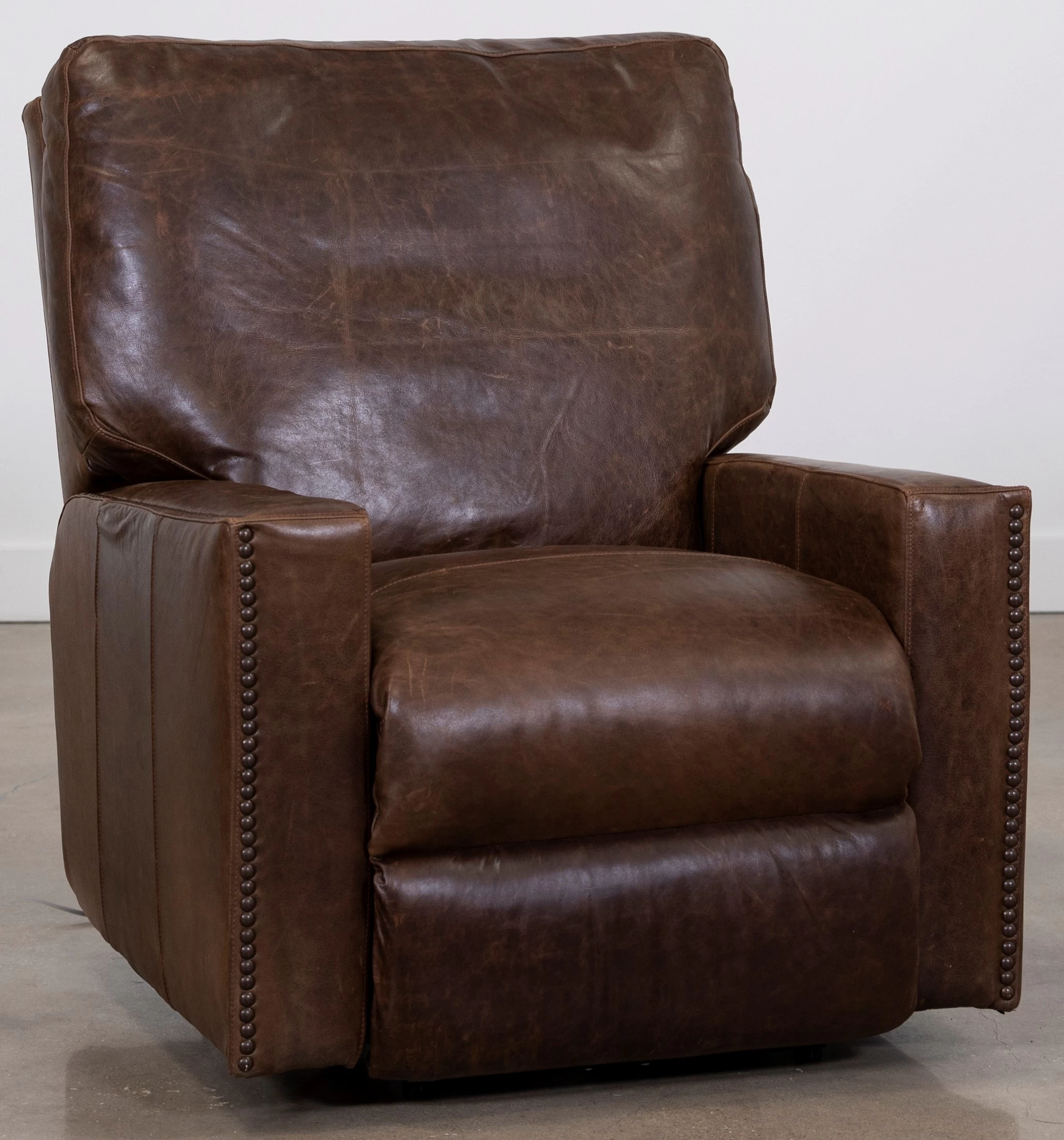 USA Premium Leather Furniture 9397 Ancient Brown All Leather Power Recliner 1 USA Premium Leather Furniture 9397 Ancient Brown All Leather Power Recliner