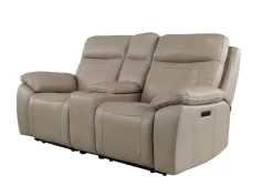 Man Wah Ivory Leather Power Zero Gravity Reclining Console Loveseat 19 Man Wah Ivory Leather Power Zero Gravity Reclining Console Loveseat -Furniture comprehensive store 33d429b4 5200 438e 8433 b40813e57048