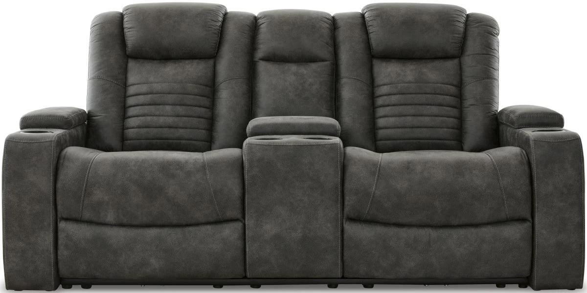 Signature Design By Ashley® Soundcheck Storm Power Reclining Loveseat 3 Signature Design By Ashley® Soundcheck Storm Power Reclining Loveseat - Image 3