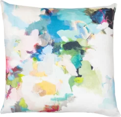 Laura Park Designs Park Avenue Multi-Colored 22" X 22" Throw Pillow