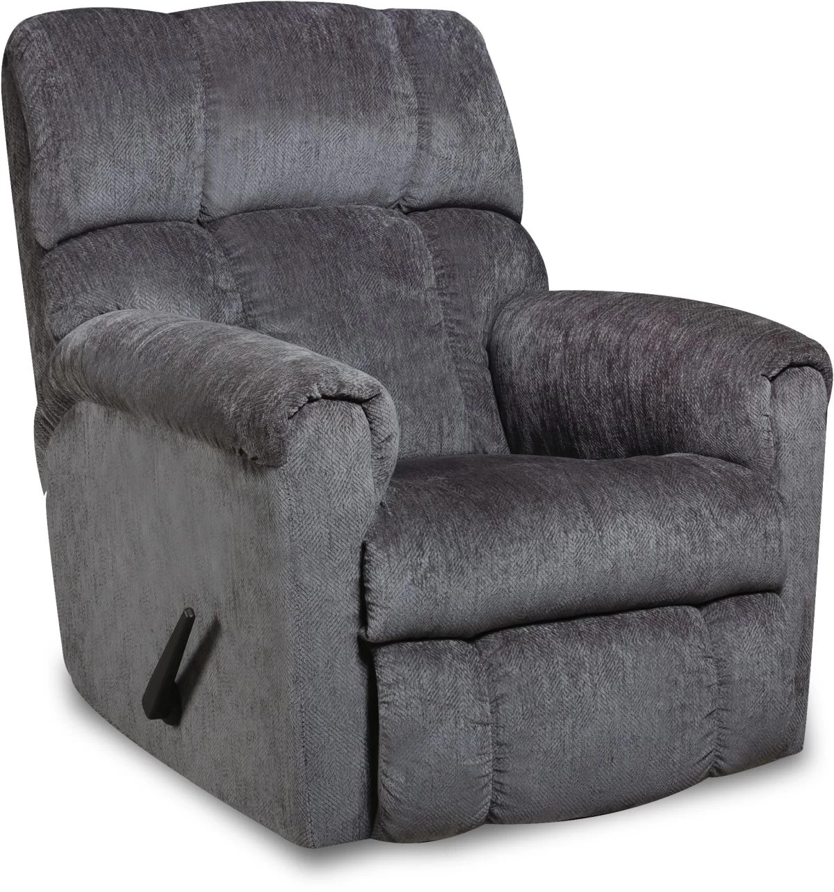 HomeStretch Gray Rocker Recliner 1 HomeStretch Gray Rocker Recliner