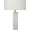 Bassett Mirror Hege White Marble Table Lamp