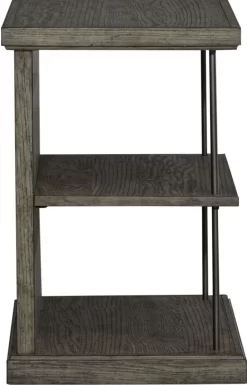 Liberty City Scape Burnished Beige Chair Side Table